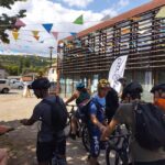 Electric-assisted mountain biking - Starting Point at CyclO Lac Shop Next to Yenne Tourist Office