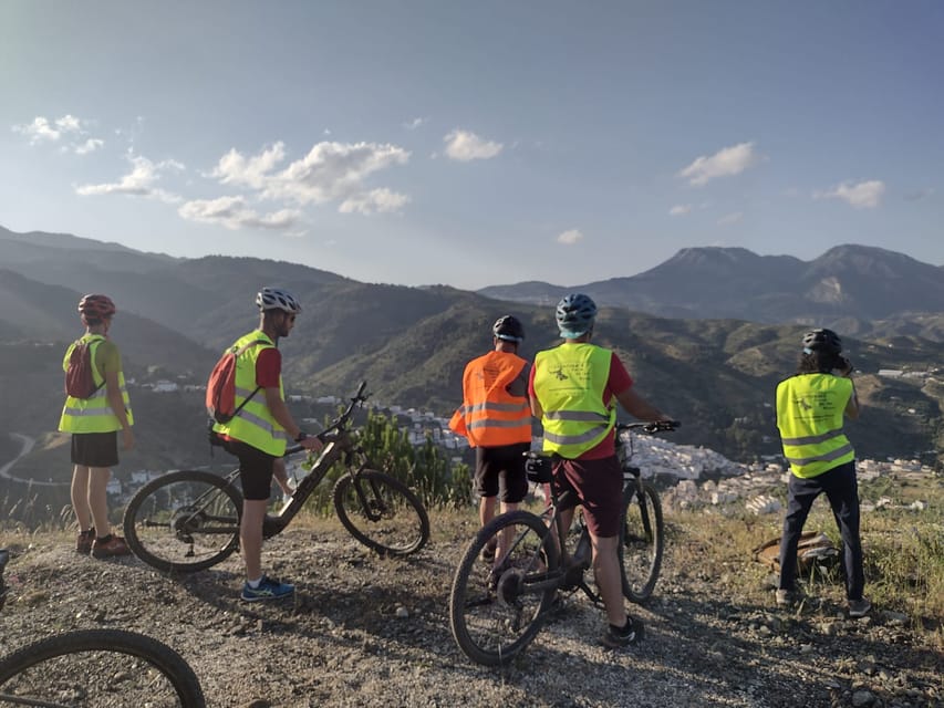 Electric mountain bike in Sierra de las Nieves national park - Discovering Tolox: The Starting Point for Your Adventure