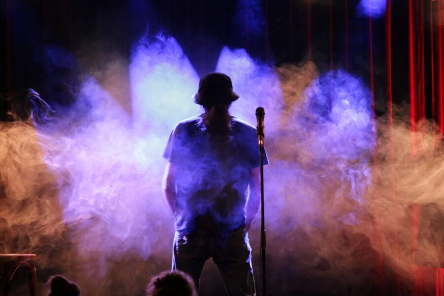 English Stand-Up Comedy Show with Free Pizza and Free Shots - The Historic Venue in a Former Bank Building