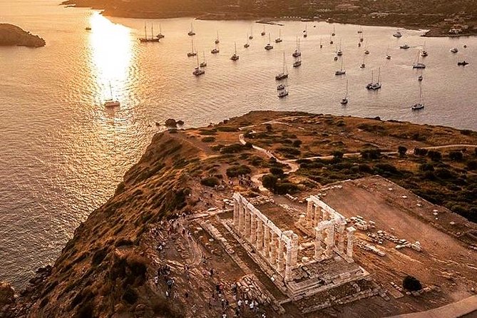 Enjoy Cape Sounio Private Majestic Sunset With Seaside Dinner - Exploring the Temple of Poseidon