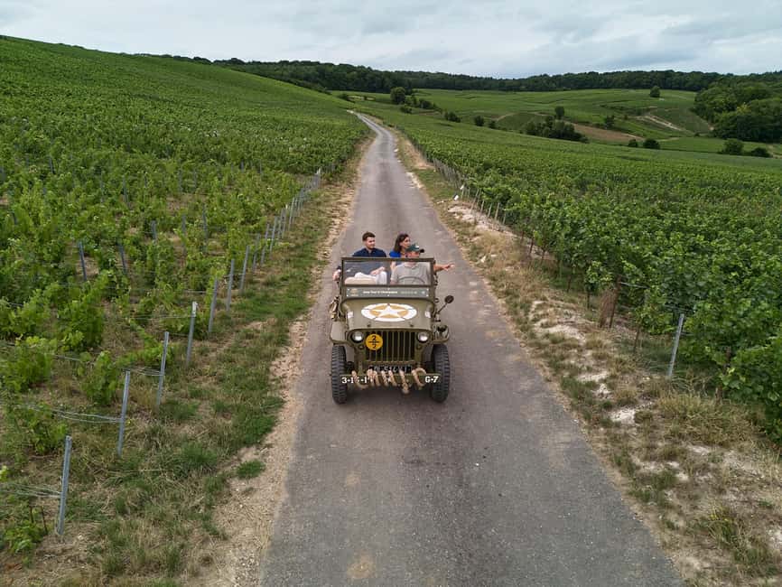 Epernay: Jeep tour of the vineyards with tasting and visits - Logistics and Flexibility: Convenient Pickup and Drop-off
