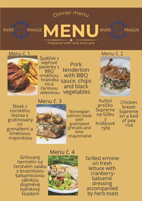 Evening cruise through Prague with buffet dinner - Scenic Views of Prague’s Landmarks