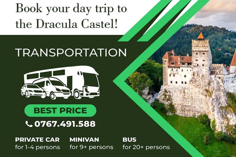 Exclusiv Dracula Bran Castle Day trip - only 6-7 hours - Flexible Departure Times and Personal Schedule