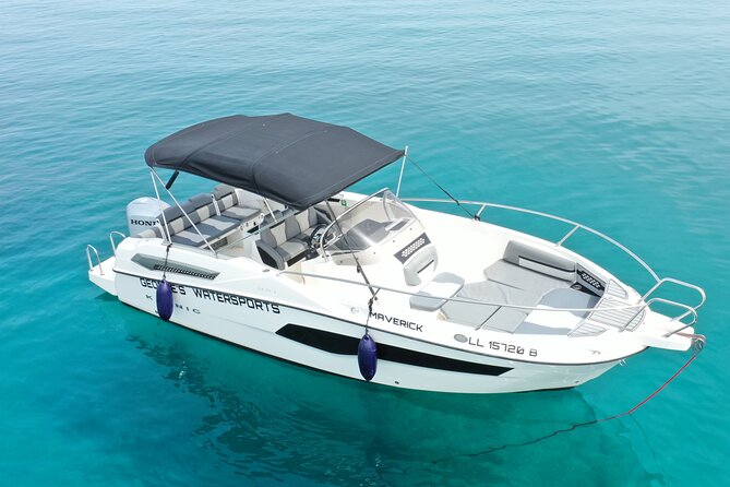 Exclusive line 225hp, self drive boat Karnic SL701 8.0m - Starting Point and Group Size at the Latchi Marina