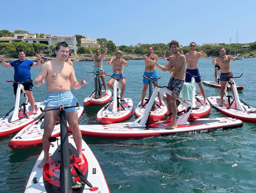 Exclusive sup bike excursion in Cala Ferrera - Exploring Cala Esmeralda and Other Nearby Covess