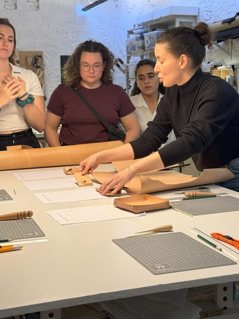 Experience in Leather Goods Workshop- Leather Accessory - Crafting Your Own Leather Accessory from Scratch