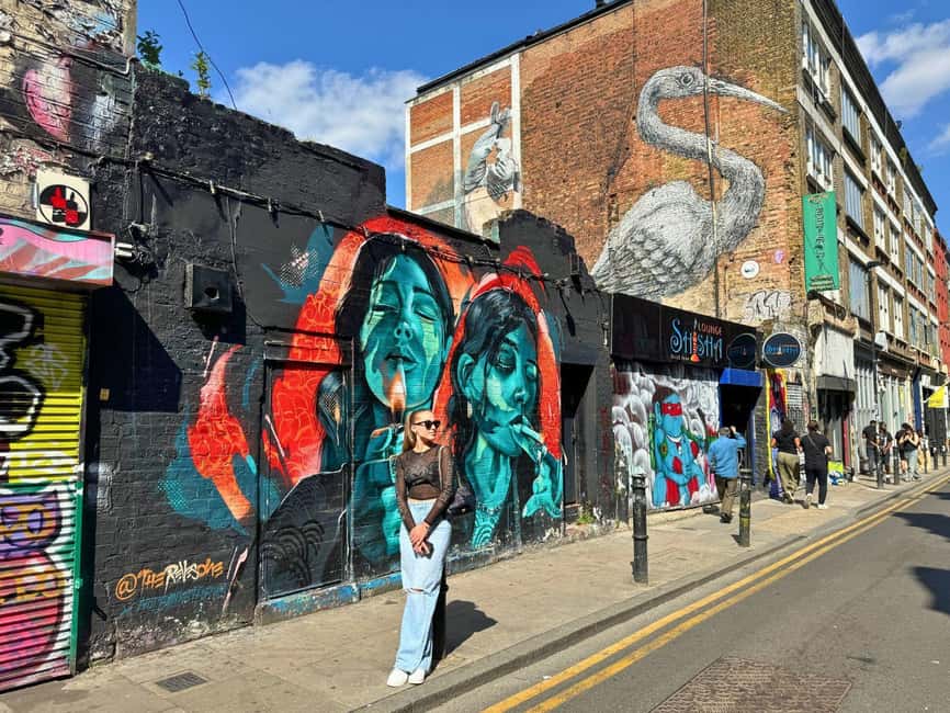 Explore London's street art on foot with an Italian guide - Starting Point Near Aldgate East Tube Station and Initial Neighborhoods