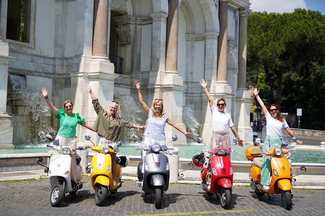 Explore Rome on a Vespa: Uncover the City's Hidden Gems - The Meeting Point and Tour Duration