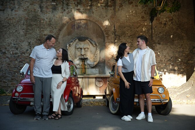 Explore Rome with Fiat 500 Tour and Professional Photos - Relaxing at Giardino degli Aranci for Stunning City Views