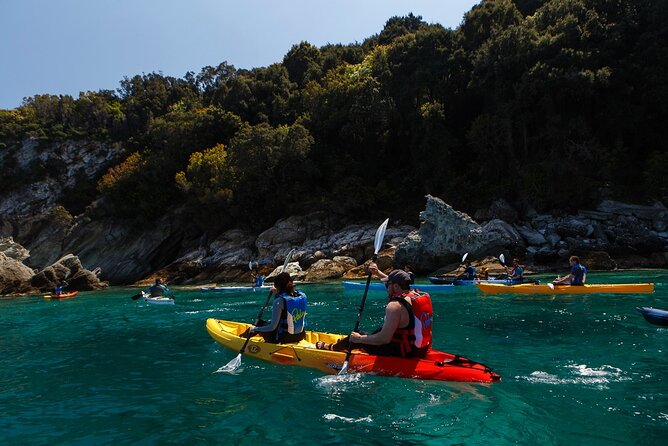 FAKISTRA SEA CAVES Kayak Tour in Pelion - Visiting the Impressive Sea Cave of Panagia Megalomata