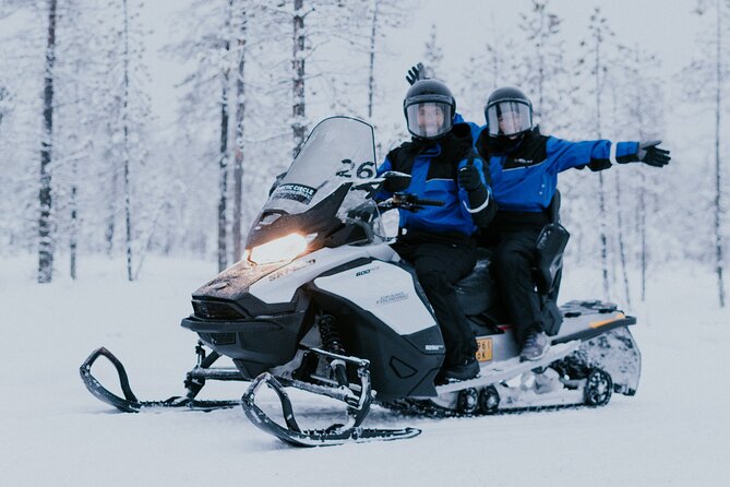 Family day: Reindeer, Husky and Snowmobiling in Levi - Snowmobiling Experience: Riding Through Levi’s Snowy Landscapes