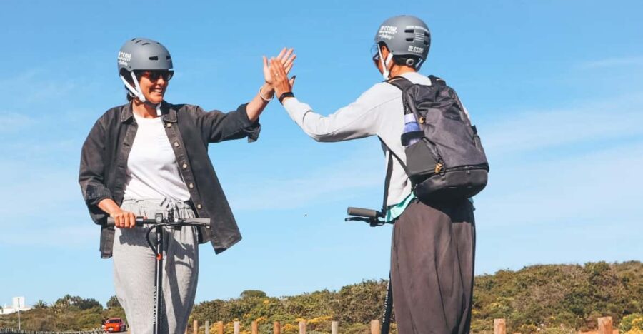 Ferragudo: Electric Scooters for a Fun Village Adventure - Riding the Electric Scooter in Ferragudo