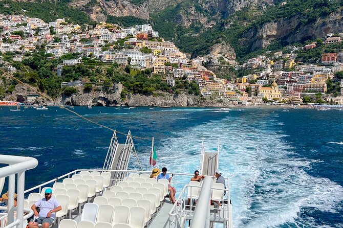 Ferry Journey between Positano and Salerno - The Onboard Experience and Views of the Amalfi Coast