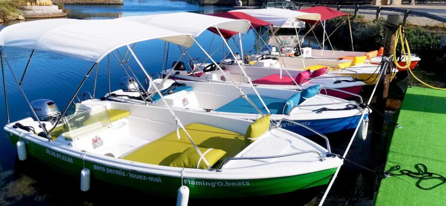 Flaming'O boat rental without a license in Carnon Palavas Montpellier - Easy Access and Convenient Departure from Pérols