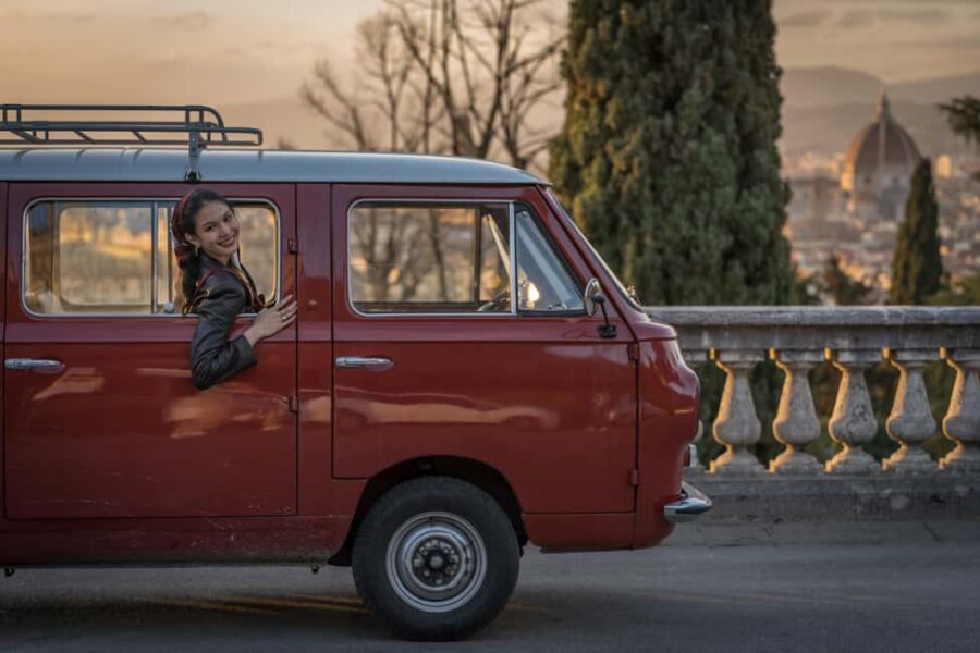 Florence: Chianti Hills Wine Tasting Tour in Fiat 850 Van - Greve in Chianti: Wine and Food Tasting