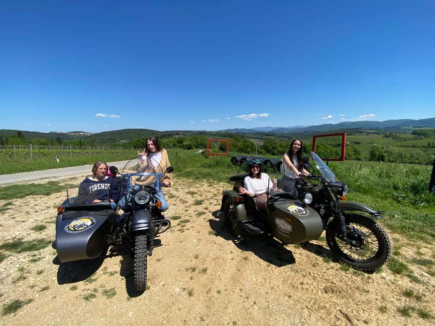 Florence: Chianti Sidecar Tour with Lunch and Wine Tasting - Practical Details: Meeting Point, Group Size, and Duration