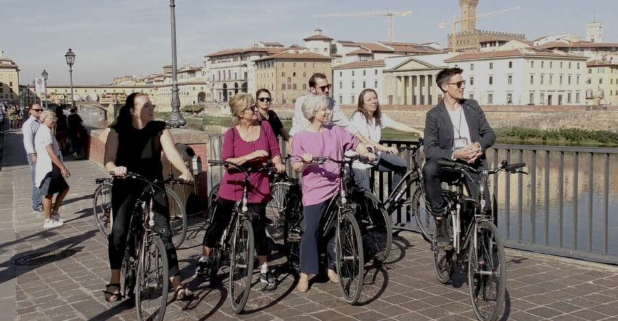 Florence: Guided Bike Tour with Piazzale Michelangelo - The Spectacular View at Piazzale Michelangelo