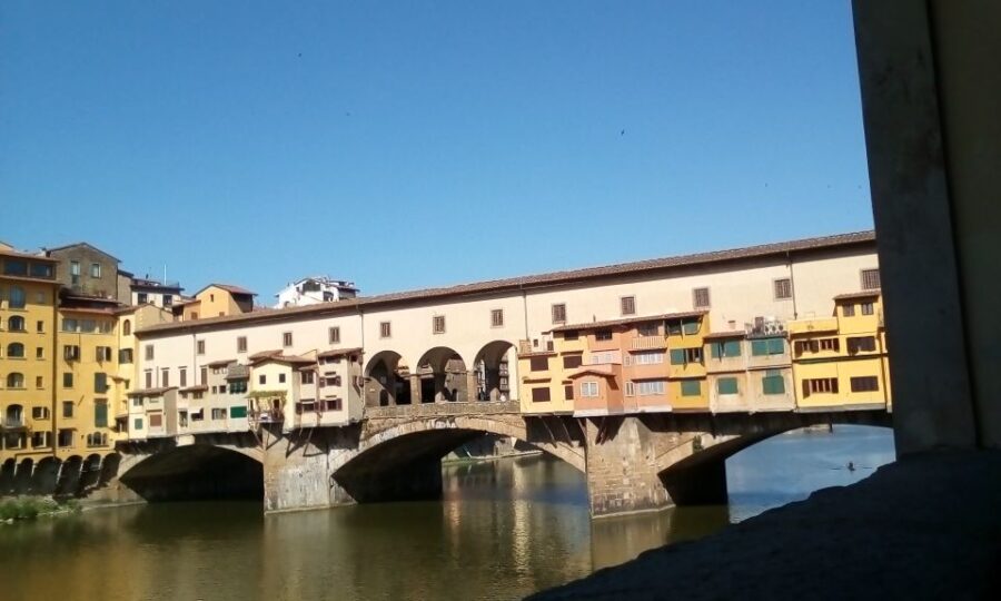 Florence: LGBTQ Renaissance Walking Tour with Mila - Crossing the Santa Trinita Bridge to Pitti Palace Square