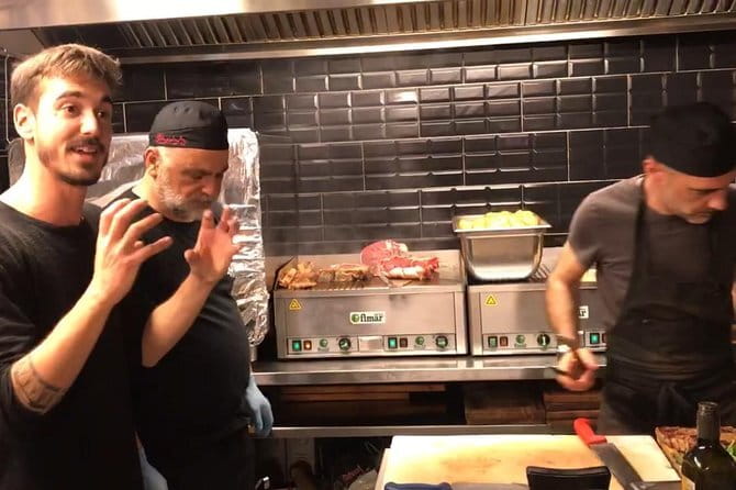 Florentine Steak Experience - Cooking in a Professional Commercial Kitchen