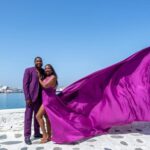 Flying Dress Photoshooting Mykonos - Starting Point Outside the WindMills in Mykonos