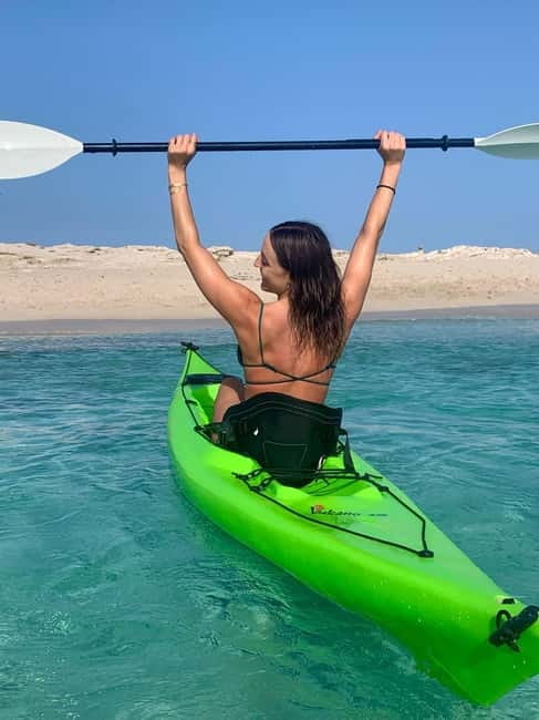 Formentera: Kayak Rental - Starting Point at Illetas Beach’s End of the Track
