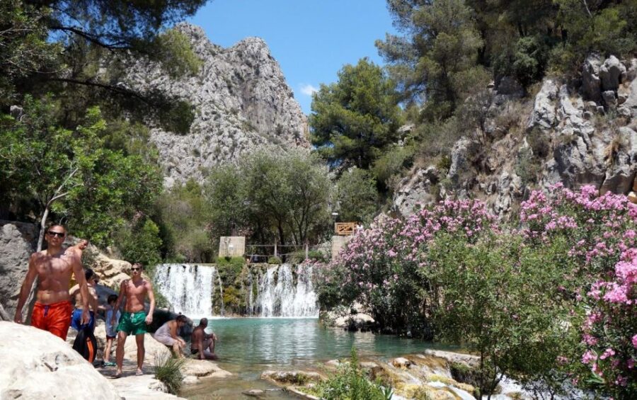 From Albir or Benidorm: Algar Waterfalls Day Trip - Exploring the Algar Waterfalls: Trails, Swimming, and Scenic Spots