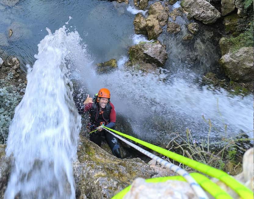 From Alicante: Canyoning experience near Alicante - The Gorgo de la Escalera Ravine in Valencian Community