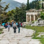 From Athens: Day Trip to Delphi & Arachova with Audio Guide - Visiting the Famous Delphi Archaeological Site