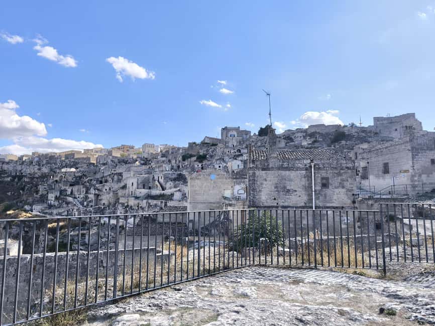 From Bari: Matera Day Trip with Guided Bus Tour - Free Time to Discover Matera Independently