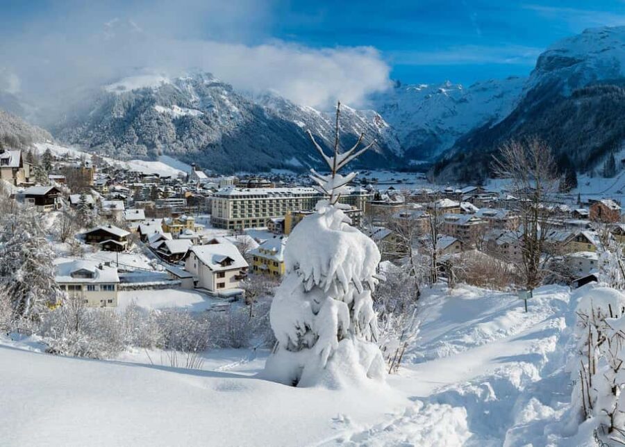 From Basel: Mount Titlis & Lucerne City in Private Day Trip - Starting the Journey from Engelberg: The Rotair Cable Car Experience