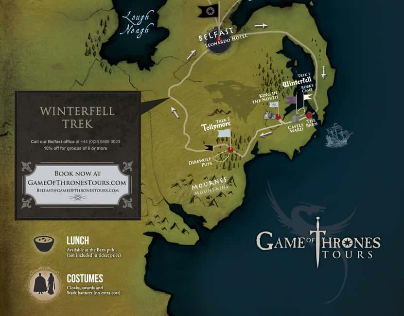 From Belfast: Game of Thrones Winterfell Locations Tour - Visiting Winterfell at Castle Ward