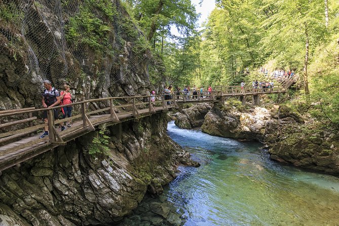 From Bled: Self-Guided E-Bike Tour to Vintgar Gorge - Exploring Vintgar Gorge on Foot