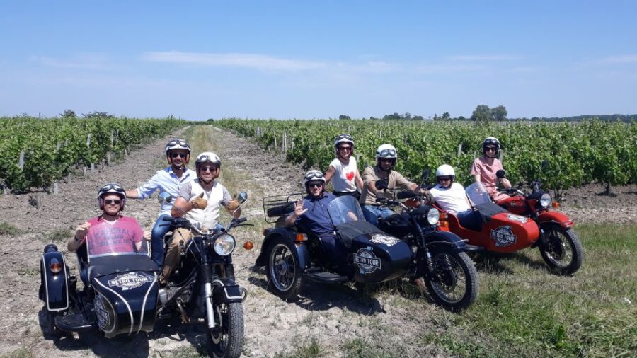 From Bordeaux: Médoc Vineyard and Chateau Tour by Sidecar - Scenic Ride through Médoc’s Vineyards in Vintage Sidecars