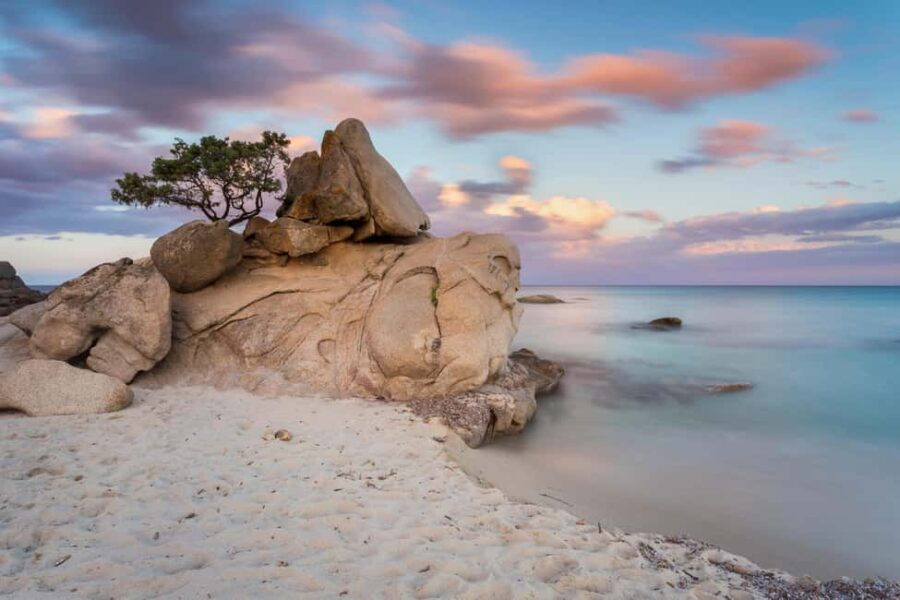 From Cagliari: Villasimius and Solanas Beaches Tour - First Beach Stop in Villasimius: Crystal Waters and Marine Life