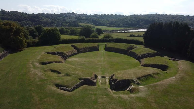 From Cardiff: Caerleon, Tintern Abbey and Three Castles Tour - Caerleon Roman Amphitheatre and Museums