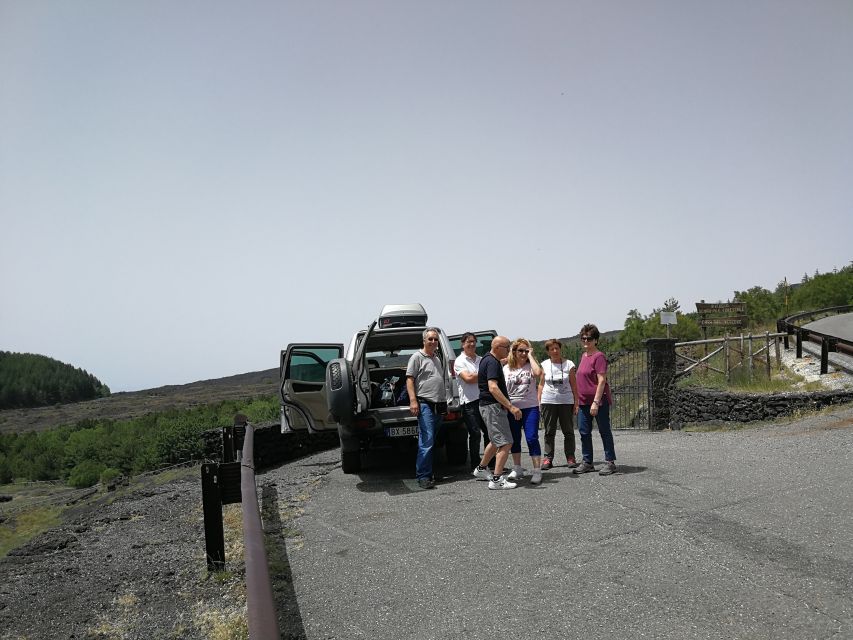 From Catania: Etna & Taormina Day Trip - Exploring a Lava Flow Cave with Helmets and Torches
