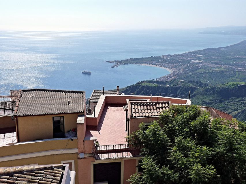 From Catania: White Lotus tour Taormina, Castelmola & Naxos - Castelmola: The Almond Wine Village on the Ionian Coast