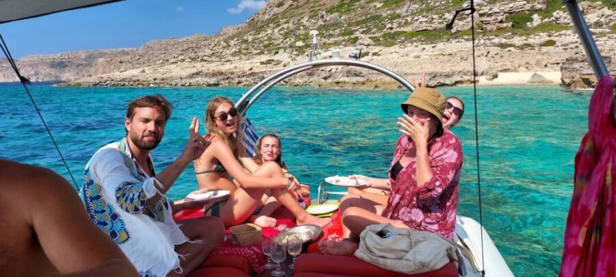 From Chania: Private Balos Bay & Gramvousa Island Boat Trip - Exploring Menies Beach and Its Ancient Ruins