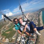 From city of Side Alanya Paragliding - From Side to Cleopatra Beach: The Journey and Meeting Point