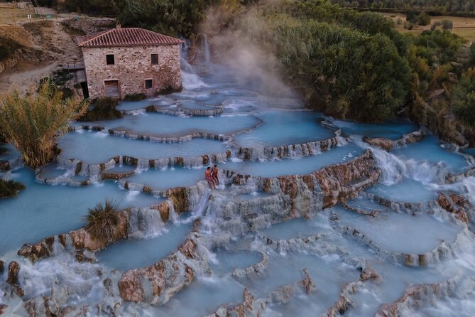 from Civitavecchia: Saturnia natural hot springs experience - Exploring Cascate del Mulino: The Hot Spring Waterfalls