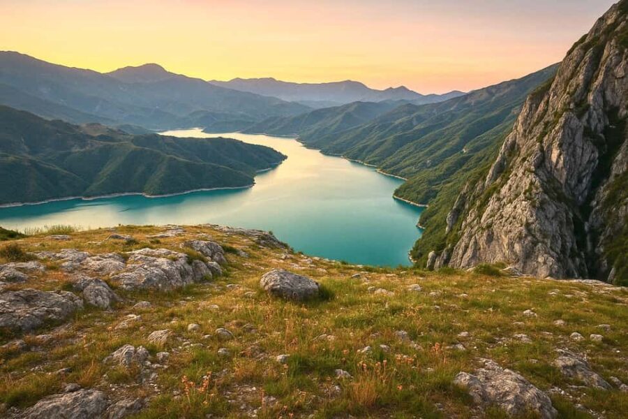 From Durres/Tirana: Sunset Tour at Bovilla Lake by 4x4Suv - Discover Bovilla Lake in Albania’s Vlorë County