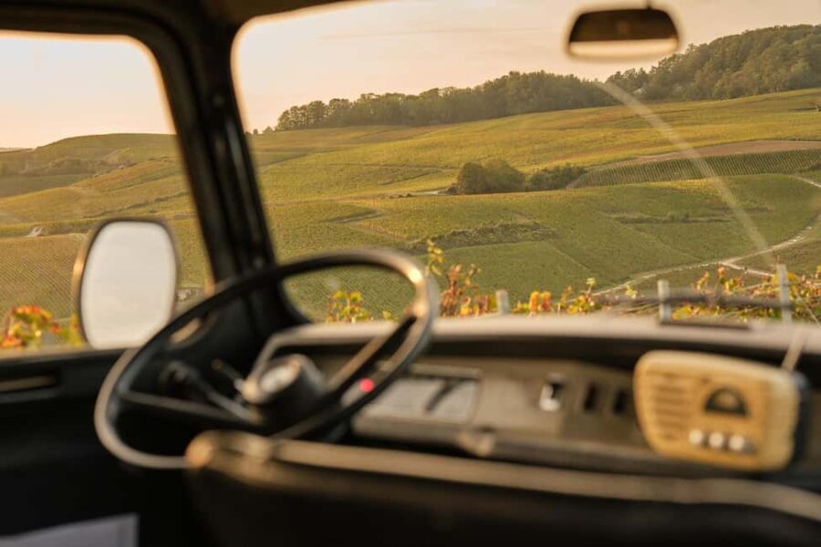 From Epernay : Champagne tasting with a vintage car - Exploring Aÿ-Champagne in a Guided Tour