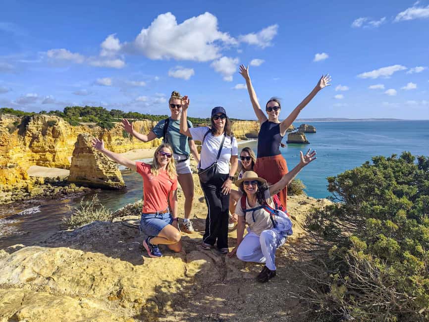 From Faro: Benagil Cliffs Hiking & 4 Treasures Experience - Visiting the Iconic Beaches and Rock Formations