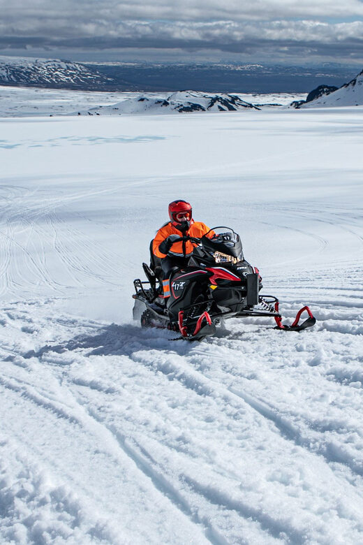 From Geysir: Snowmobiling & Ice Cave on Langjökull Glacier - Meeting Point and Logistic Details at Skjól Basecamp