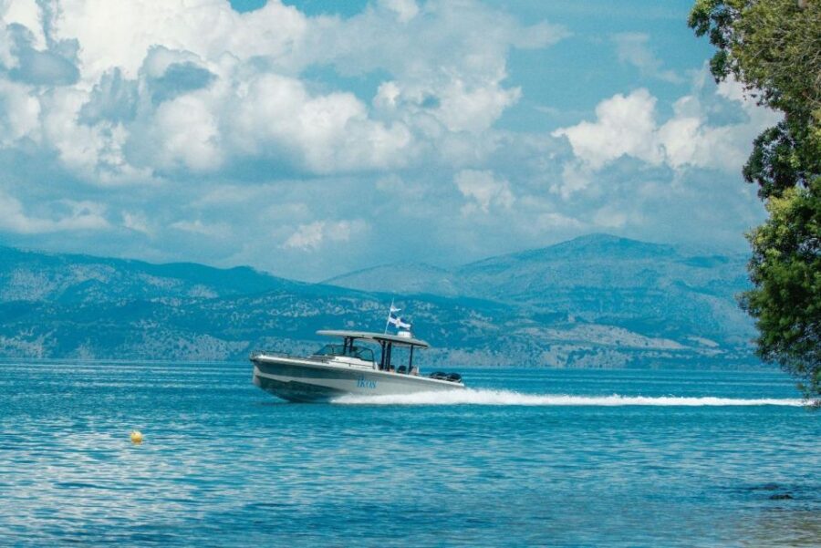 From Gouvia: Private Corfu Sunset Cruise on Speedboat - Starting Point at Gouvia Marina