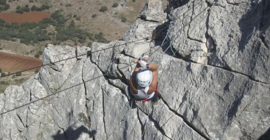 From Granada: 3-Hour Vía Ferrata in Moclín - The Route: From the Bottom to the Mountain Top