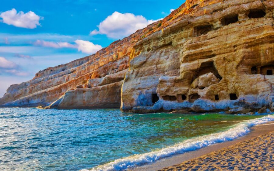 From Heraklion: Matala Hippie Beach, Relaxing Trip & Pickup - Convenient Hotel Pickup from Heraklion and Surroundings