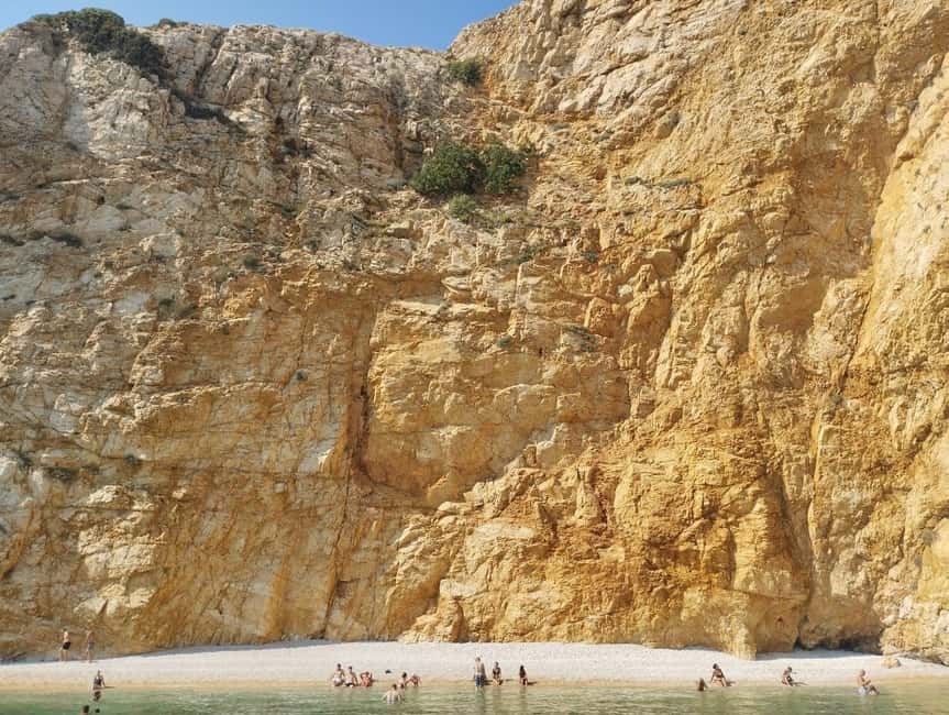 From Krk: Golden Beach Boat Trip - Exploring the Cliffs and Views of Golden Beach