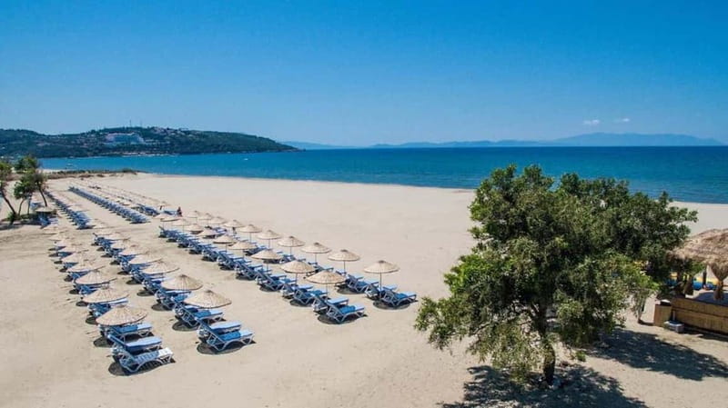 From Kusadas Port: Deluxe Beach Tour for Cruise Guests - A Comfortable Escape to a Private Turkish Beach