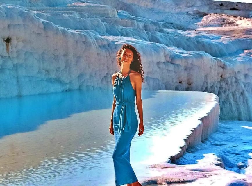 From Kusadasi: Pamukkale & Hierapolis Tour with Entry Ticket - Exploring Pamukkale’s Petrified Waterfalls and Thermal Pools